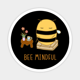 Bee Mindful - Black Magnet